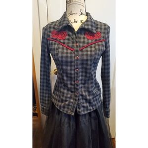 GUC Sourpuss Snap-front Western style shirt